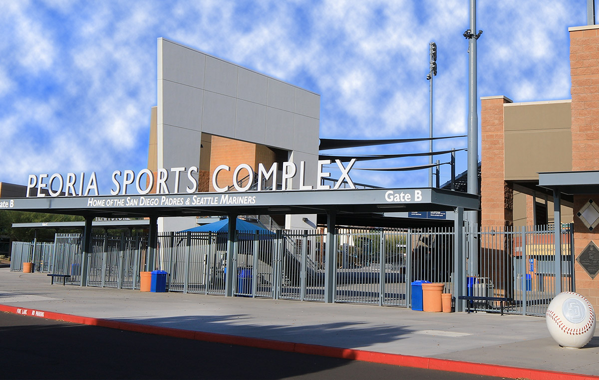 Entrance of the Peoria Sports Complex
