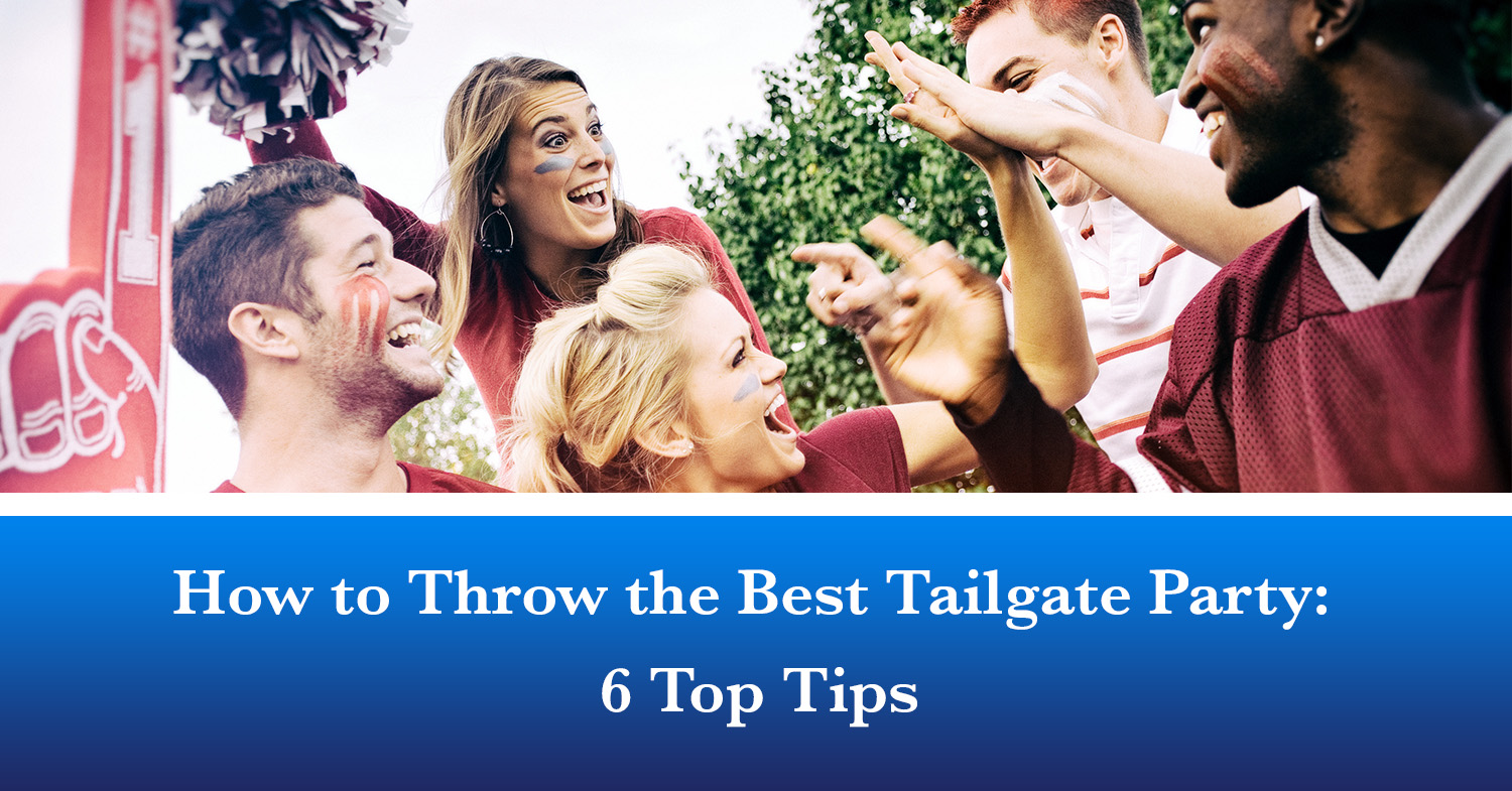 A group of friends throwing a tailgate party for the Arizona Cardinals.